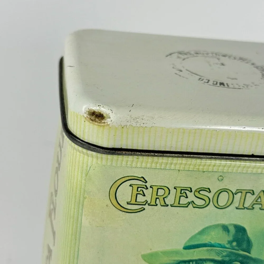 Vintage Empty Ceresota Flour Tin Can Standard Milling Co Kansas City Advertising